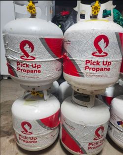 FULL 5 Gallon Propane Tanks, Ready For Use!