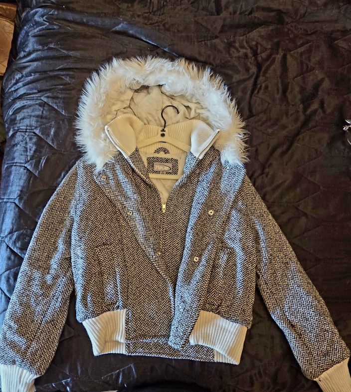 Winter Coat Fur Lined Hood