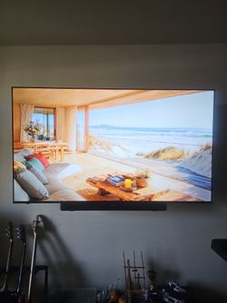 75” VIZIO TV with the wall mount included