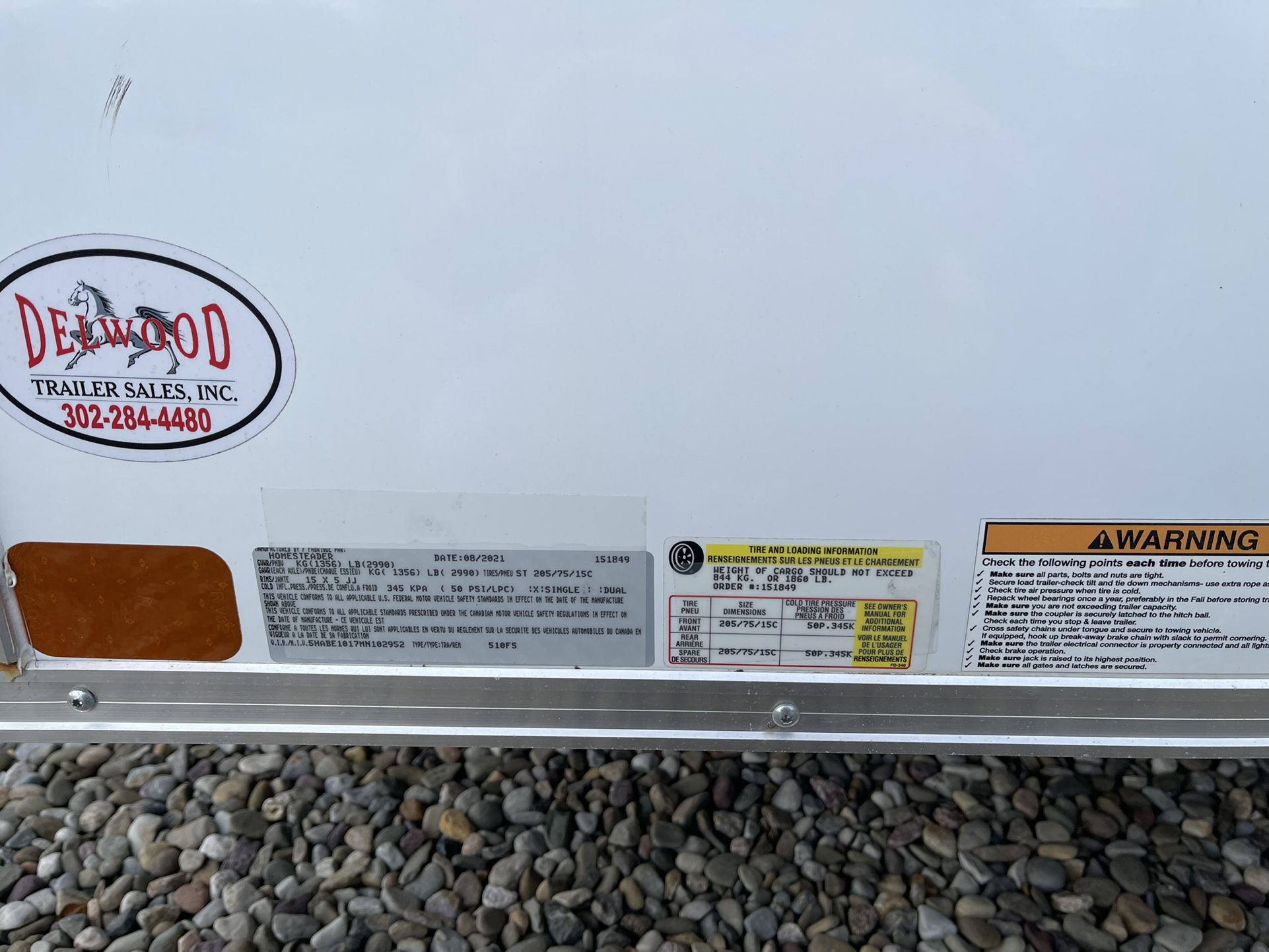 2021 Homesteader 510FS 5 X 10 Cargo Trailer