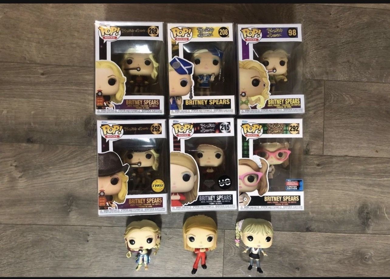 Britney Spears Funko Lot