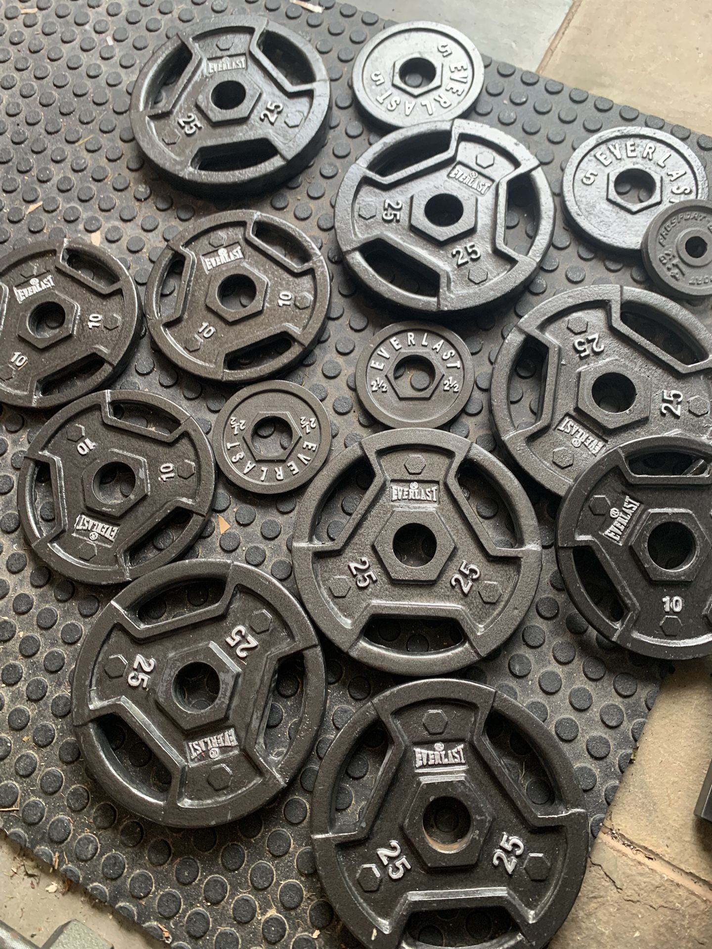 Like New Set Of Olympic Weights Plates