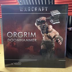 Warcraft Orgrim Doomhammer Display Statue