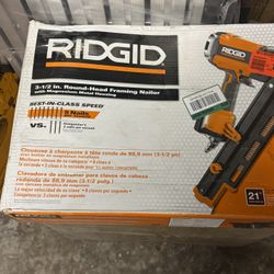 Rigid Round Head 3 1/2 Framing Nailer