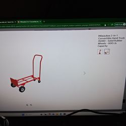 Milwaukee red dolly 2 in 1