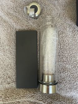 Water Bottle With Quartz Stone + Gift