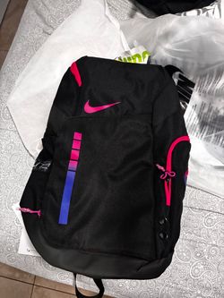 Nike Elite Backpack Black Pink Gradient