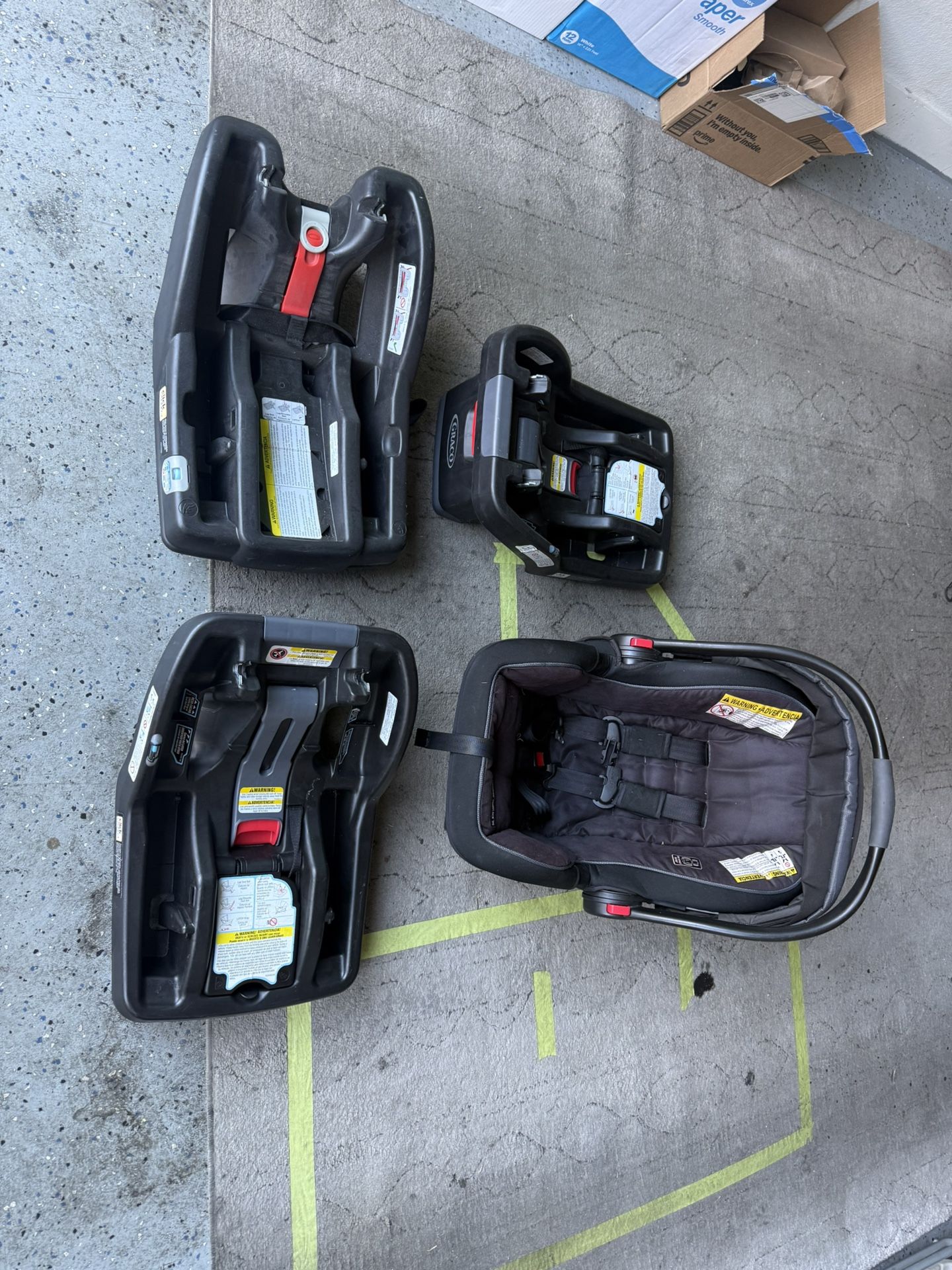 Free Graco Car Seat And 3 Bases
