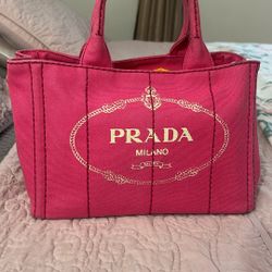 Prada canapa Pink Tote