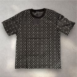 Louis Vuitton Black & White Monogram T-Shirt - Large