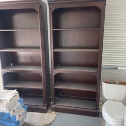 2 Locking File Cabinets , And 2 Cabinets Solid Wood .