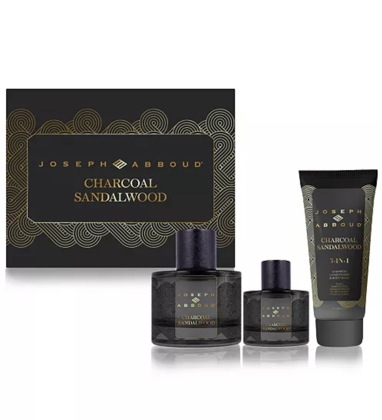 Joseph Abboud Men's 3-Pc. Charcoal Sandalwood Eau de Parfum Gift Set