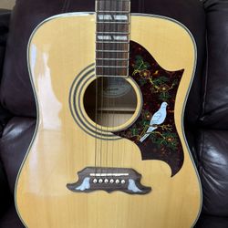 epiphone dove acoustic guitar