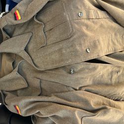 Military 1950,60 Wool Jacket  Size Lg