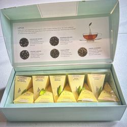 Organic Tea Forte Lotus Yoga Pyramid Gift Beauty Kitchen Coffee Honey 