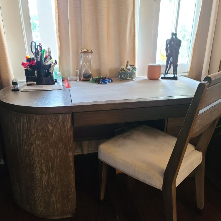 Art Deco Inspired Pavillion Desk & Matching Chair