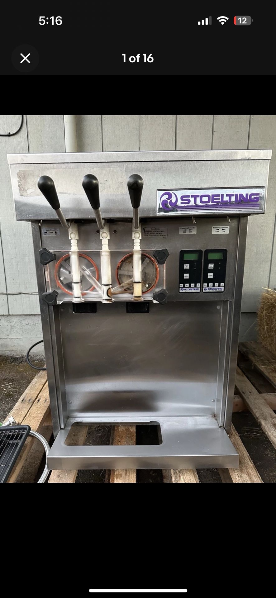 Stoelting F131-181-YG2 Commercial Ice Cream Machine 
