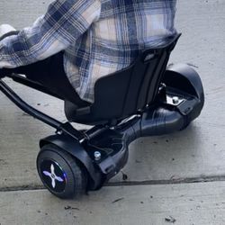 Hoover board and seat 