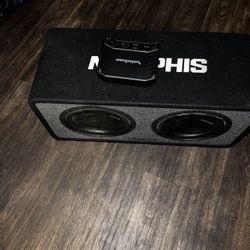 Memphis Speaker Box Two 12s and Rockford Fosgate Amplifier