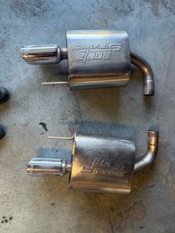 Borla S-Type Axle-Back Exhaust Mufflers Pair