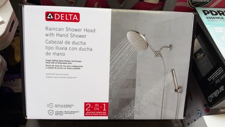 Delta Adjustable Shower Head with Hand Shower