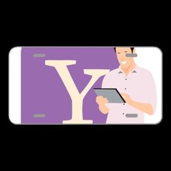 License Plate Novelty Car Front Yahoo Application Internet Web Www