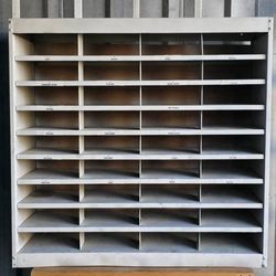 Organizer for Office, Store, or Workshop All Metal 38"W x 36"H x 12"