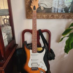 Epiphone Guitar Fat- 210 With Rosewood Front Board Vintage Sunburst