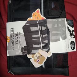 Luxe + Loli Collapsible Mesh Pet Carrier 