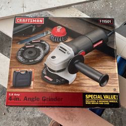 Craftsman 4 inch angle grinder