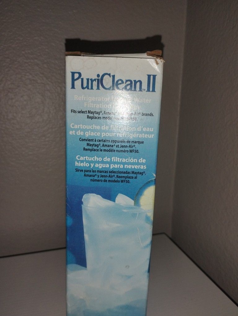 SET OF 2 PuriClean II Refrigerator Ice & Water Filtration Cartridge Filter