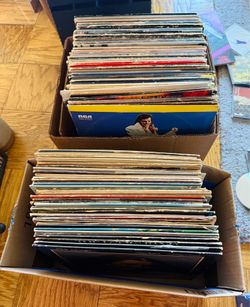 Assorted vinyl records
