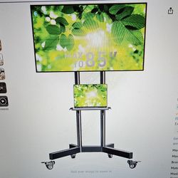 Perlegear  Rolling TV stand On Wheels