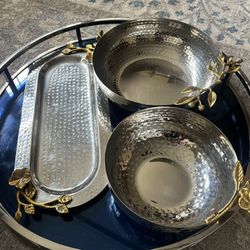 Food Bowl Set Of 3 New 