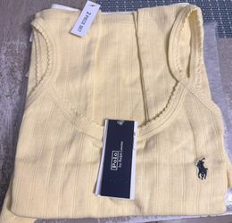 Polo Ralph Lauren Sleepwear Cami & Sleep Short in T-Bird Yellow Large