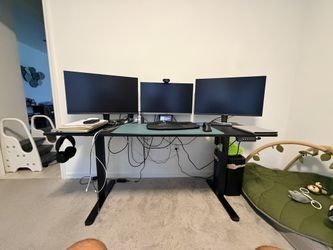 74 Inch Wide Electric Adjustable Standing Desk