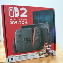 Nintendo Switch 2 Mario Kart Bundle Brand New 
