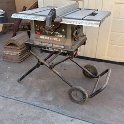 Porter Cable Rolling Table Saw