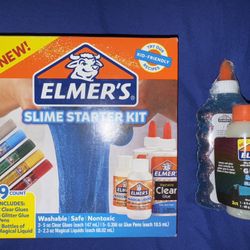 Elmer’s Slime Starter Kit w/ Glitter & Glow Bundle (2 sets available)