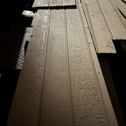 Siding Available Engineered Wood Panels 16 Ft X18” Different Sizes As Much To Do a Small Home 1000 Sq Feet Coverage  