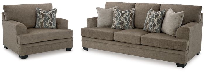 Stonemeade Nutmeg Sofa and Oversized Chair