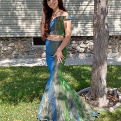 Little mermaid Two-piece Dress