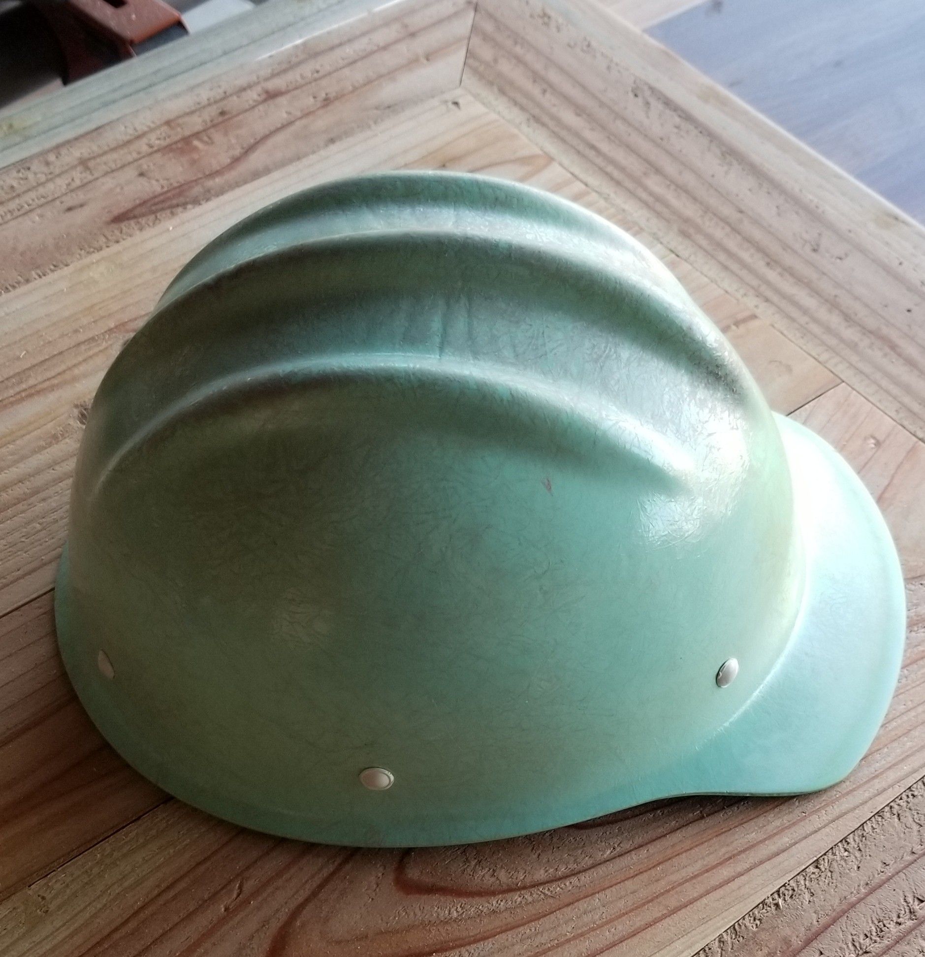 Vintage Bullard hard hat with liner