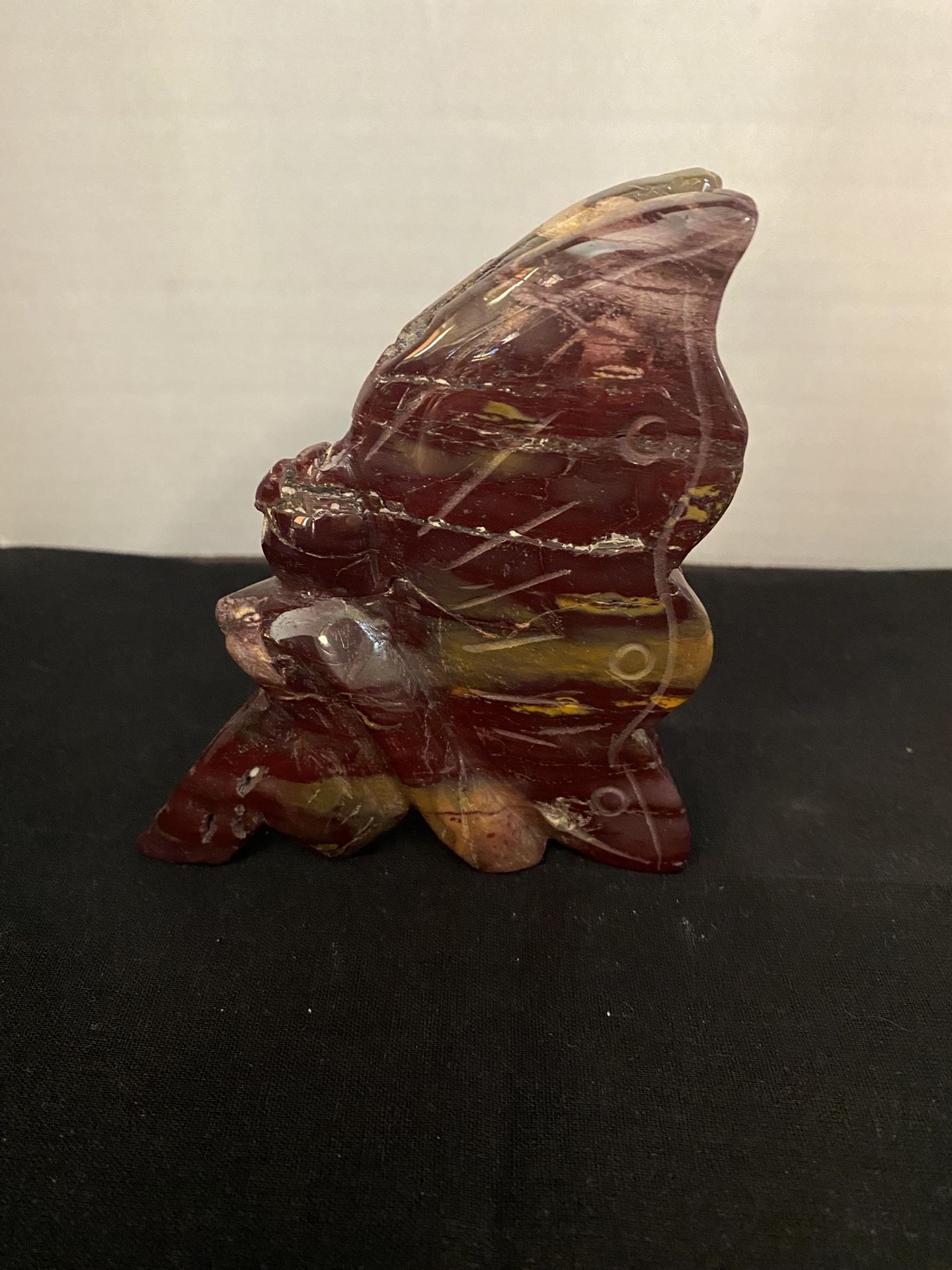 258g 4” Mookaite Fairy Hand Carved Reiki Healing Crystal