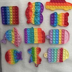 Rainbow Fidget Pop It