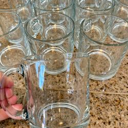 Glass tea cups