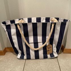 Insulated Picnic Twine Tote Bag
