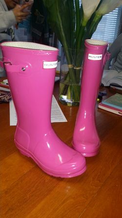 Girls Pink Hunter Boot