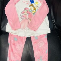 New Girls Pajama 2-piece Set Princess Very Soft 