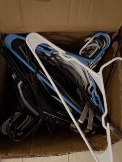 Mixed Plastic Clothes Hangers Bulk Lot